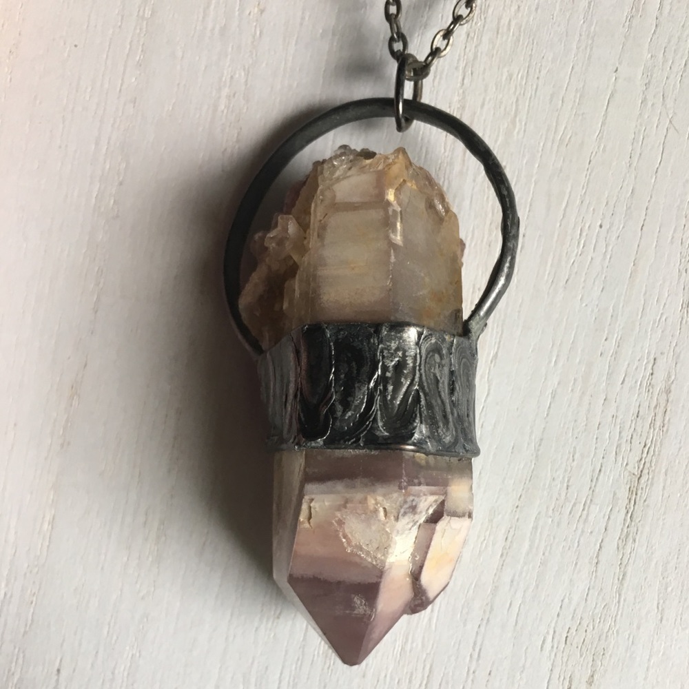 Lithium Quartz necklace